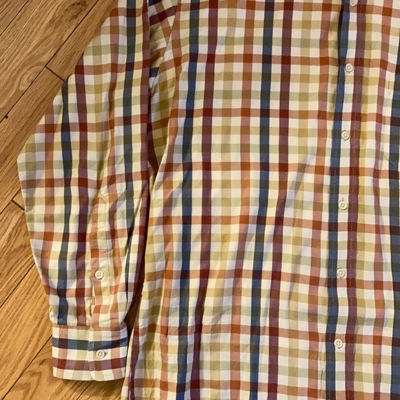 Bills khakis size Large plaid button up - Picture 3 of 5